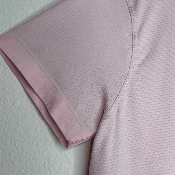 Lululemon Swiftly Breathe Relaxed-Fit Short Sleeve Shirt, Pink Mist, Size 8 - Picture 6 of 7